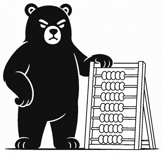 Медведь BearPass со счётами